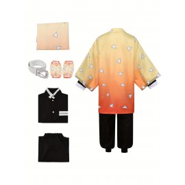 Adult Cosplay Costume Anime Outfit Kimono Halloween, Halloween Attire, Roleplay Outfit, Samurai Outfit, Kimono Style, Detailed Design, Lightweight Fabric, Cosplayers, Convention Attendees